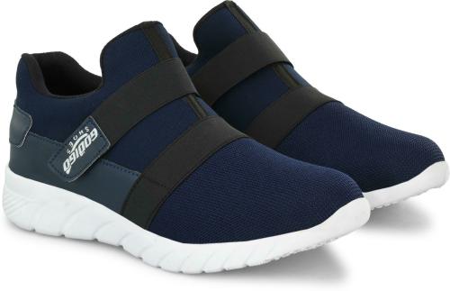 GODIGO Men Running Shoe Without Lace Walking Shoes (Blue)