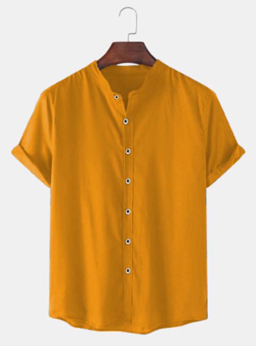 TRY THIS MEN COLLAR NECK COTTON T-SHIRT