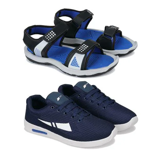 Swiggy Lightweight Sandals For Men's (Pack Of 2) Multicolour JioMart