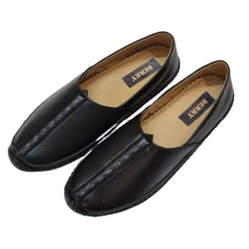 Beri Shoes Casual Nagra Jutti Style For Men Black