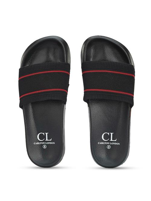 Carlton London Grey Sliders for Men