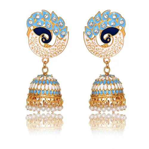 OMORFO Traditional Gold Earring For Women Gold, Women's Jewellery, Fashion Accessories, Anniversary Gift For Wife, Simple Earrings For Women