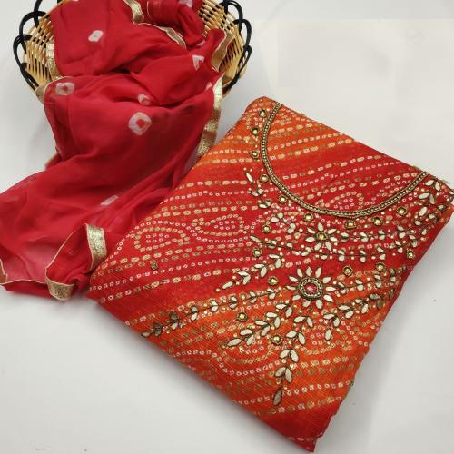 Sainoor Women Free Size Multicolor Self Design Cotton Blend Semi-Stitched Dress Material