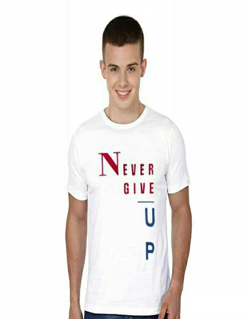 HILENTO Round neck Cotton T shirt for Men