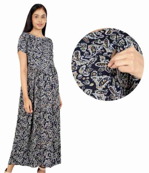Buy Morph Maternity Feeding Dress For Women With Hidden Double Side