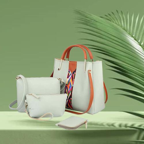 Buy Mammon womens multicolored Handbags combo Green Online at Best