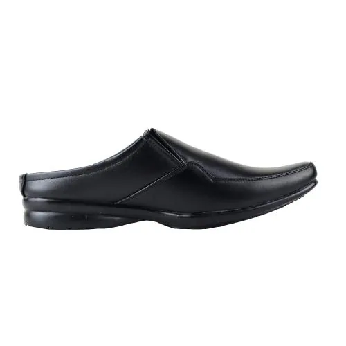 HIKBI Leather Half Formal Shoes/ Casual Half Shoes/ Back Open For Men