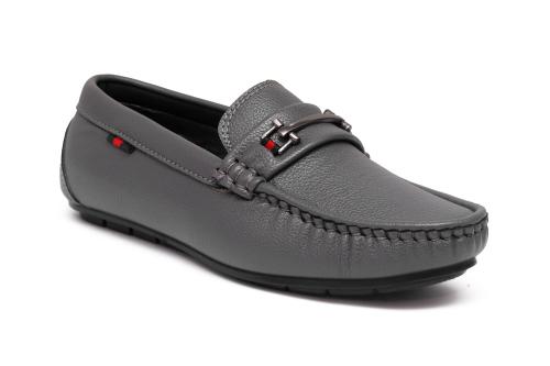 Fobe Korture Loafers For Men (Grey)