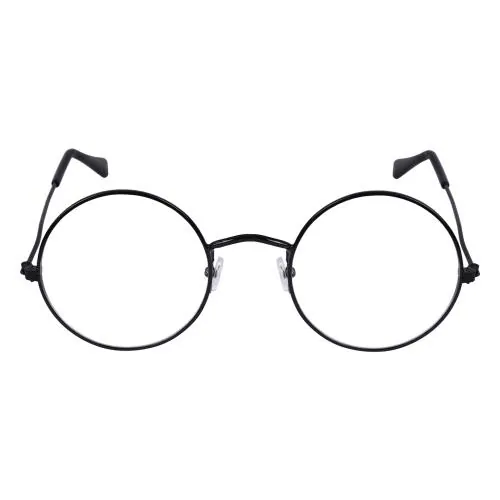 FREDDY Full Rim Round Gandhi Frame | 100% UV Protection with Flexible and Lightweight Eyewear | Goggle For Men & Women