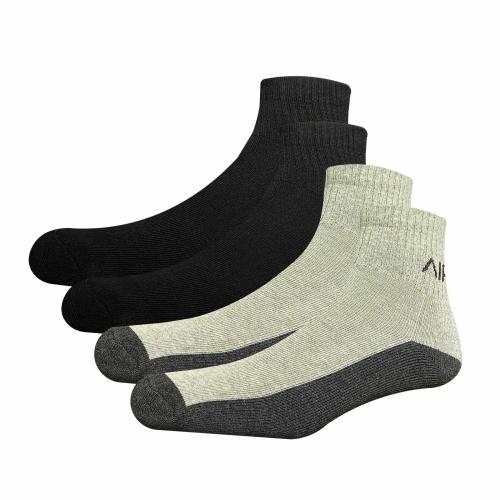 AIR GARB Ankle High Socks with Cushioned Bottom - Breathable Mesh Plain Solid Socks for Men and Women | Premium Quality Comfortable Socks for Sports, Work, and Daily Wear