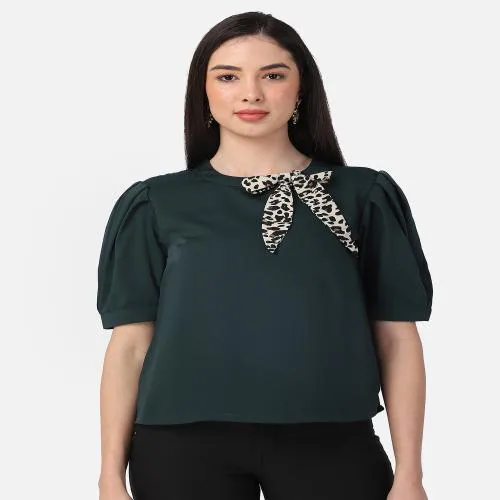 Buy Fbella Women Bottle Green Top Online at Best Prices in India JioMart.