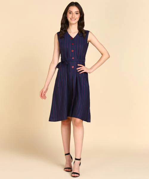 Buy Rudraaksha trendy knee length dress for women Online at Best Prices