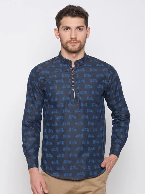 Nick&jess Men's Printed Kurta Shirts 39