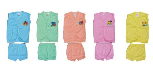 Veecap Born Baby Cotton T-Shirt Combo set for Infant 0-6 Months ( Multicolour Pack of 5) style0003
