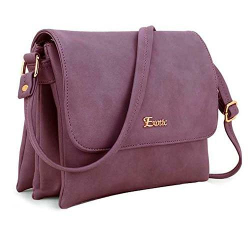 Exotic Shoulder Purple Sling Bag For Girls Women