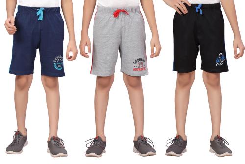 SOUTH TREE Boys Regular Shorts (Pack of 3)