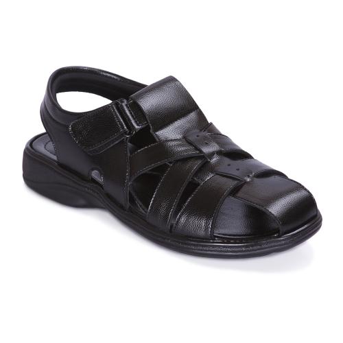 Moshto Men Sandals (Black)