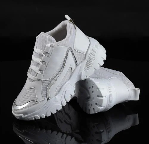 DEAS Stylish Trendy Lightweight Canvas Casual High Top Sneaker Shoes for Women's & Girls| Sneakers| White Sneakers|Running Shoes