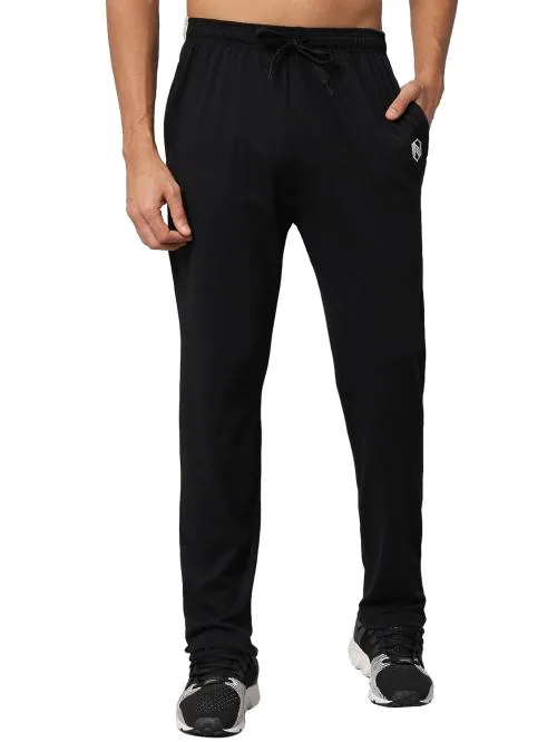 NGT Black Mens Cotton Lower Track Pant (L)