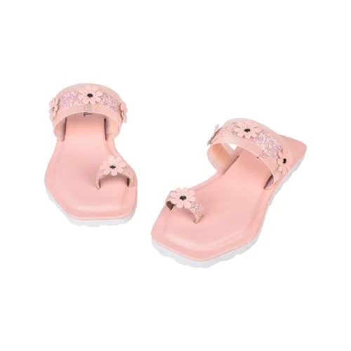 BEREAL TWINKLE TOES Girls and Kids Flat sandal PINK