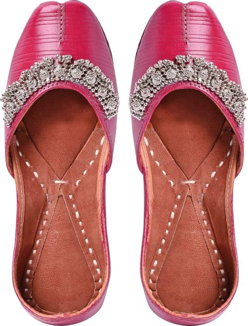 Royal Khwaab Women Womens Punjabi Jutti Meganta