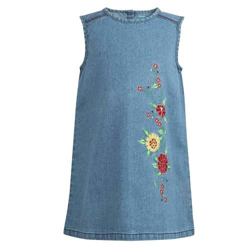 Miyo Girls Blue Dress - 9 -10y