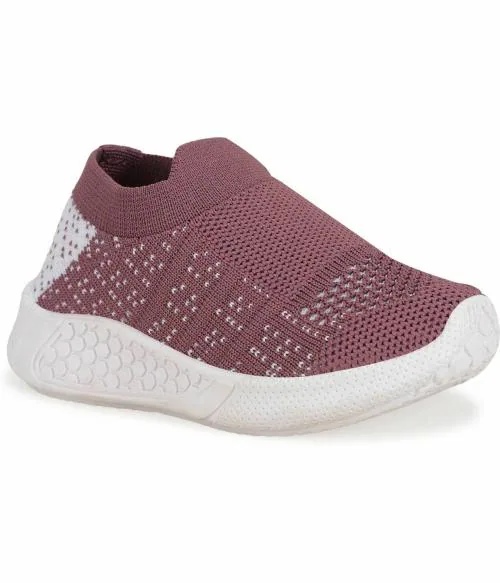 NEOBABY Boys & Girls Slip on Walking Shoes (Purple)