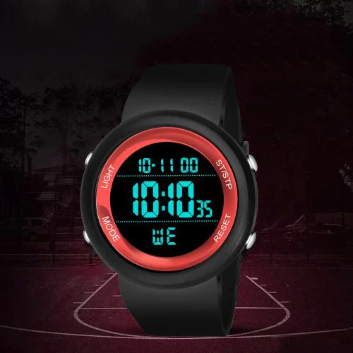 hala Wrist Watch Sport Watch with Black strap & Water Resist 1260 Digital Watch