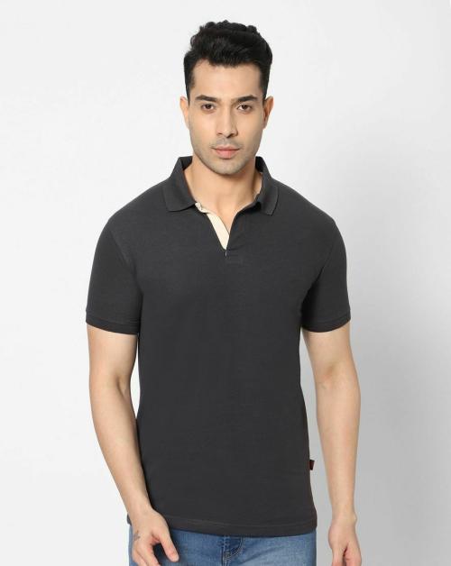 Buy HJ HASASI MENS NAVY POLO T-SHIRT Online at Best Prices in India ...
