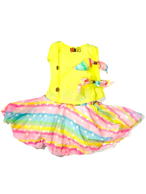 Buy Baby Girl Top Skirt Yellow 1824 Months Online at Best Prices in