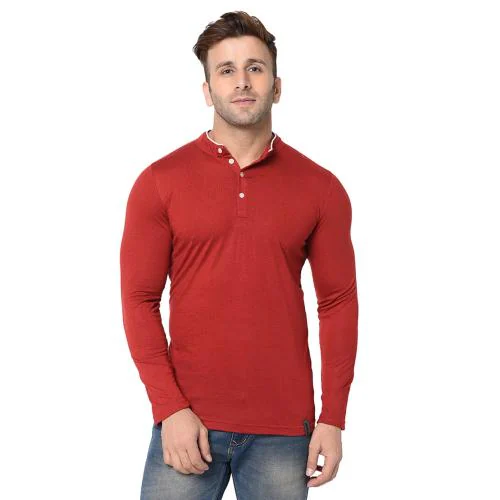 JAMBUL PRESENT COTTON FULL SLEEVES T-SHIRT FOR MEN