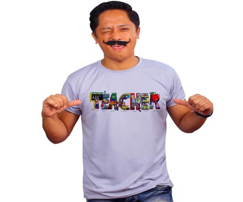 Mooch Wale How To Become A Teacher Grey Quick-Dri T-shirt For Men - Grey, L