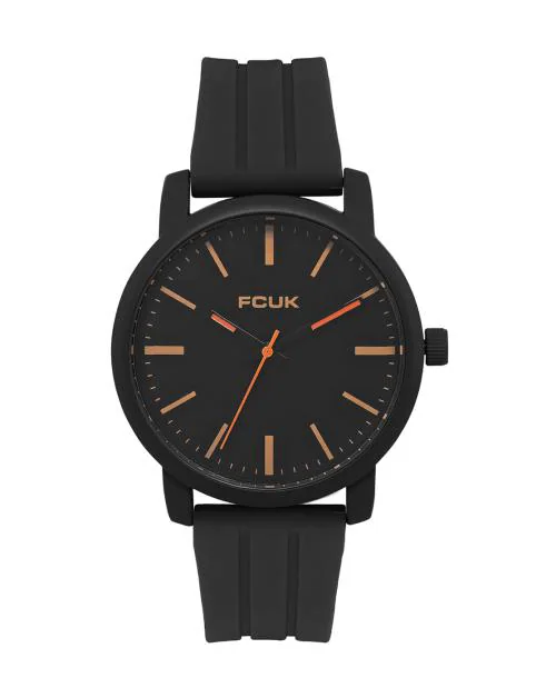 FCUK Black Dial Analog Watch For Mens - FK0011C