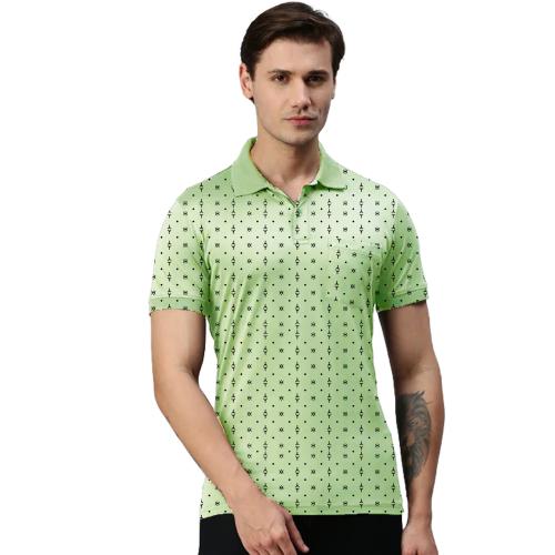 BINAYAK Bold Men's Cotton Collar T-Shirt - Stylish, Comfortable, and Affordable