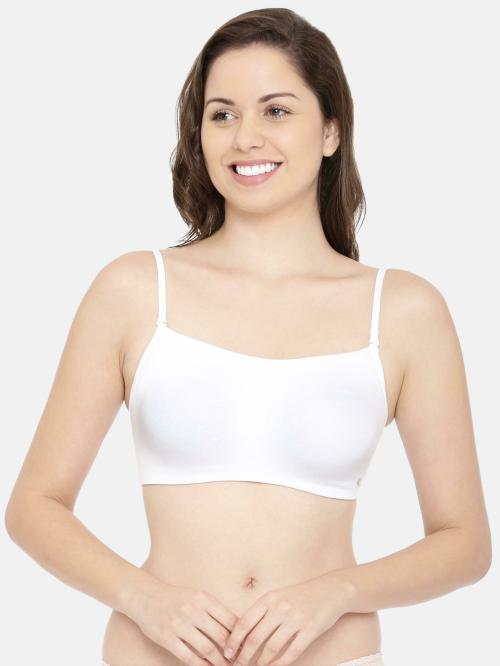 Enamor A022 Full Coverage Comfort Cami Cotton Bra for Women- Non Padded and Wirefree