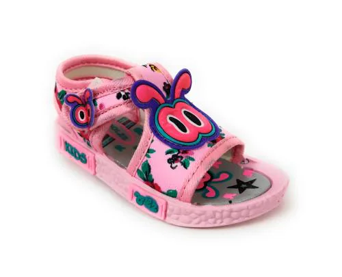Coolz Kids Chu-Chu Sound Musical First Walking Sandals Baby-1 for Baby Boys and Baby Girls (Pink, 15-18 Months)