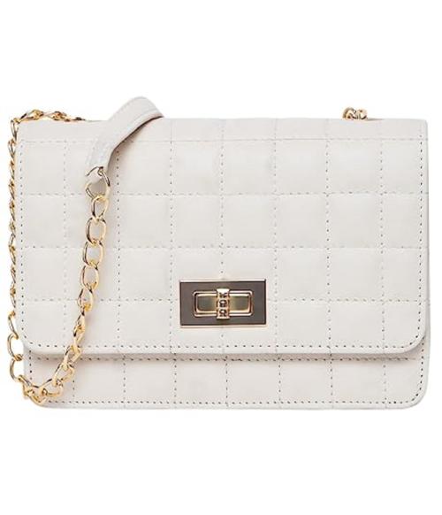 Sakrit Collections Women's Trendy Fashionable Shoulder Shopper Hand Bag-White