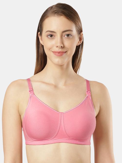 jockey Women Non Padded Wire-free Pink Nursing Bra