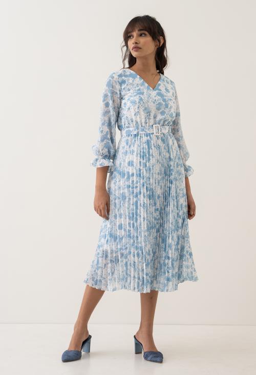 AASK Women Polyester Digital Printed Fit and Flare Dress For Women| Dress for women| Party Dress| Dresses| Stylish Dress| | New Collection