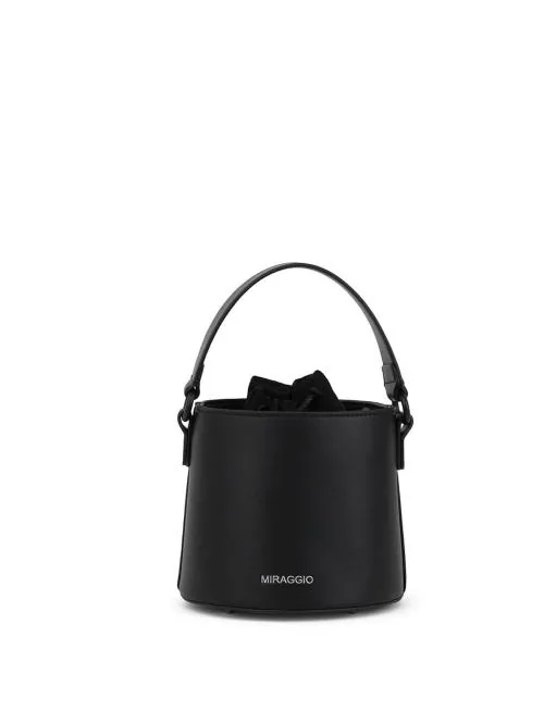 Miraggio Womens Black Crossbody Handbag