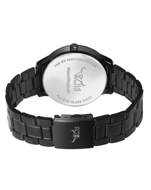 Wild world Lifestyle Chronograph Quartz|Men's Wrist Watch|Colour:-black