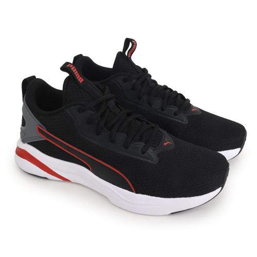 Puma Men's Softride Rift Runlyn Black - Cool Dark Gray - For all time Red Sports Shoe UK 11