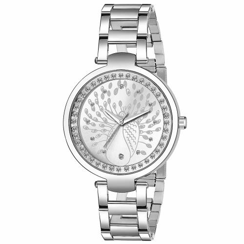 Buy Watch City White Dial Silver Strap Analog Watch for Women (JEMT610) Online at Best Prices
