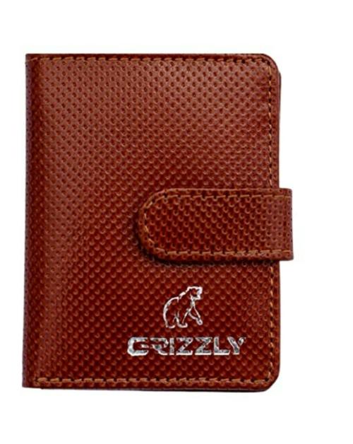 Grizzly Tan Leather Mens RFID Blocking Handcrafted Wallet LR 7647