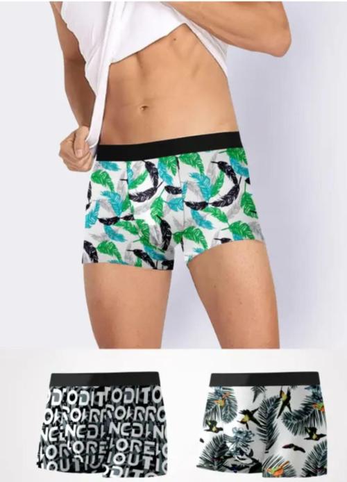 Rainsoul Men's Underwear Anti Bacterial Airsoft Printed Trunk | Brief For Men | Printed Brief | Under Wear | Trunk For Men | Men's Underwear | Boxer Brief | Sport Underwear For Men | Under Garments For Men(Pack Of 3)-M