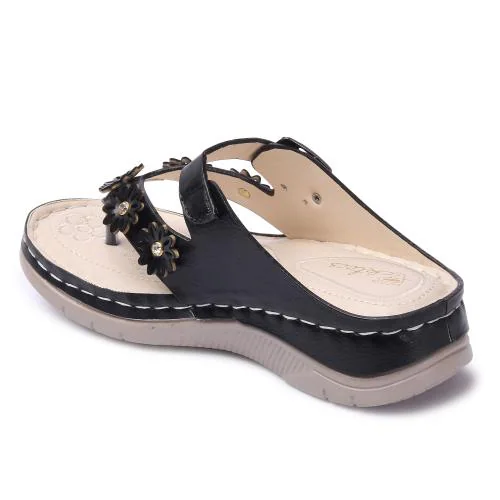 Picktoes trendy comfort Black heels