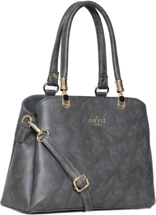 ORVIZ Women Grey Messenger Bag