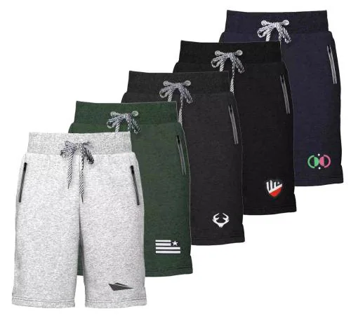 e1k Mens Cotton Shorts_Pack of 5_Multicolor_36_XXL