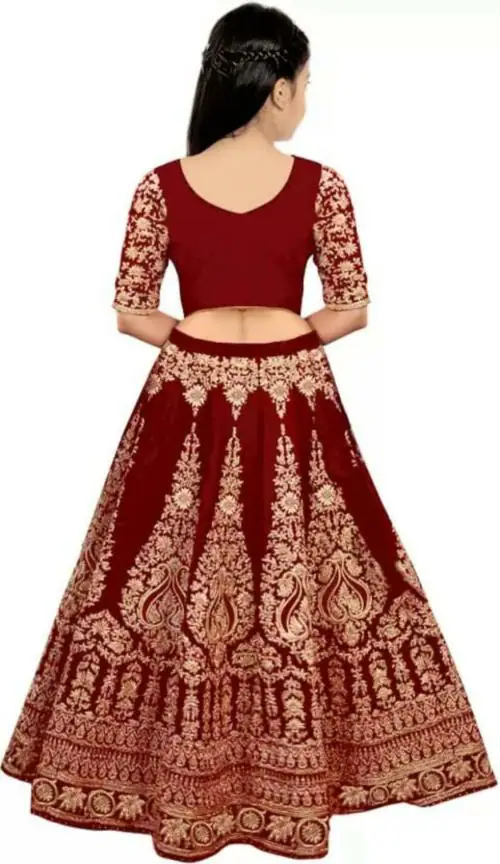 Riyami Fashion Lehenga Choli Designs Bridal Lehenga Choli Lehenga Choli Online Lehenga Choli for Wedding Designer Lehenga Choli Lehenga Choli for Girls panetar shadi ka joda lagan choli (RED) 1 (SET)