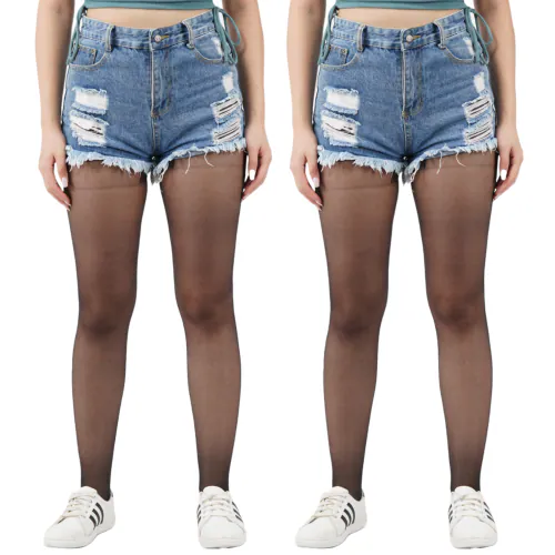 Buy N2S NEXT2SKIN Women's Sheer Transparent Low Denier Pantyhose